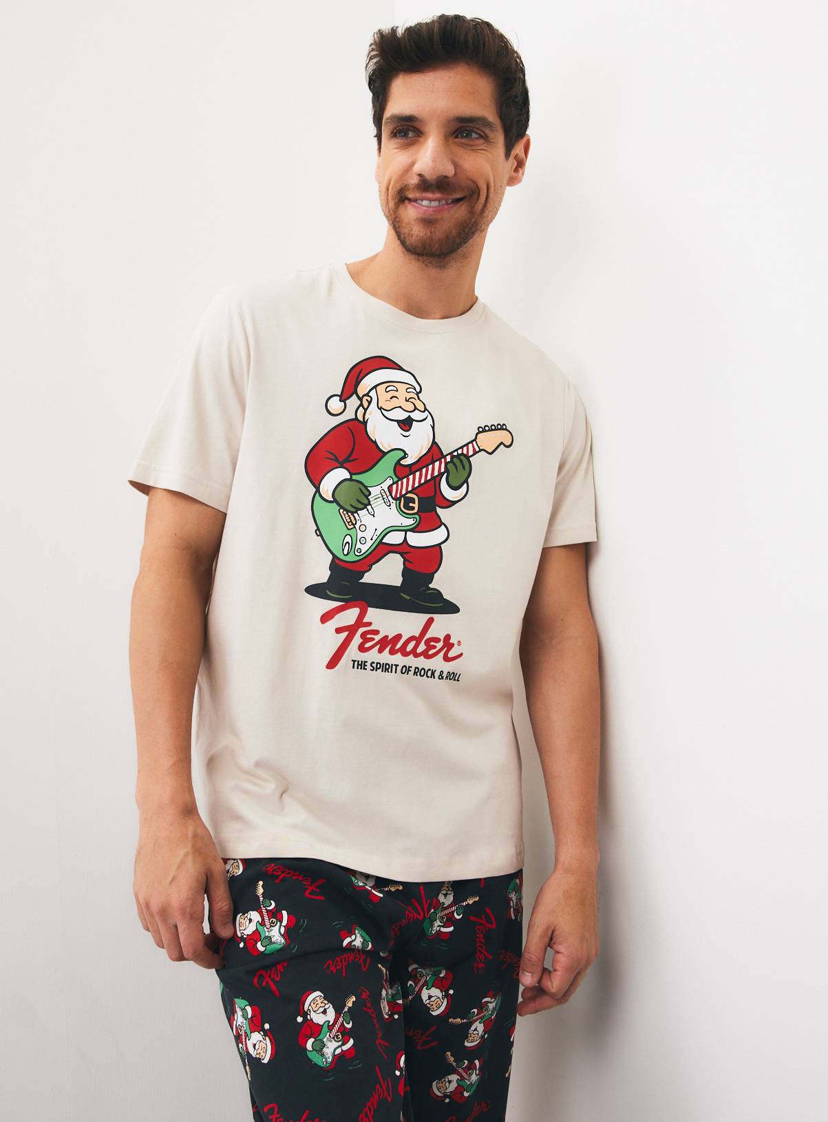 Christmas Fender 'Spirit of Rock & Roll' 2-Piece Pyjama Set S - Image 1